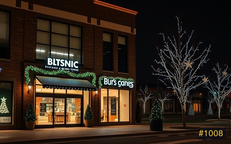Commercial holiday lighting