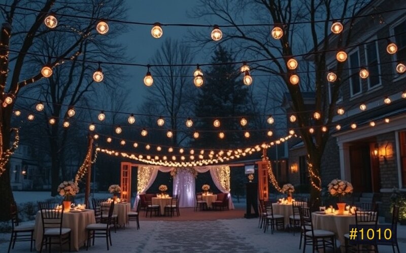 Custom Events holiday lighting