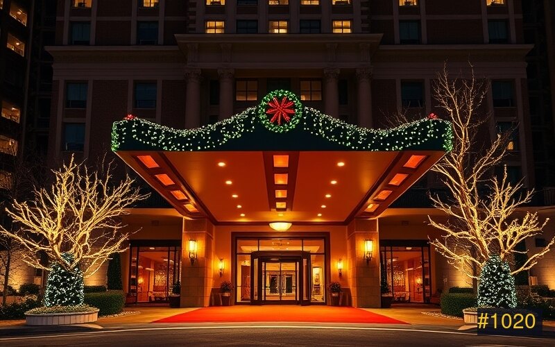 Hotels & Resorts holiday lighting